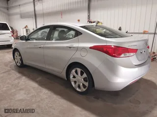 2012 Hyundai Elantra GLS with VIN 5NPDH4AE8CH100012, listed as a IAAI auction lot 40133634 with 82,423 mi miles. Bid and sale history available at carsss.com. Image 3.