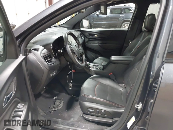 2022 Chevrolet Equinox RS with VIN 3GNAXWEV0NS173242, listed as a IAAI auction lot 42483371 with 28,159 mi miles and . Bid and sale history available at DreamBid. Image 5.