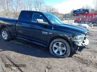 2014 Ram 1500 Sport z VIN 1C6RR7HT6ES124328, wystawiony jako IAAI lot #41612784 z przebiegiem 135 585 mil mil oraz . Historia ofert i sprzedaży dostępna na DreamBid. Obrazek 1.
