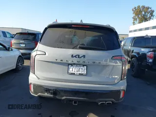 2025 Kia Telluride SX-Prestige X-Line with VIN 5XYP5DGCXSG579857, listed as a IAAI auction lot 42213332 with 4,738 mi miles and . Bid and sale history available at DreamBid. Image 16.