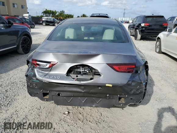 2020 Mercedes-Benz CLA 250 with VIN W1K5J4GB7LN085563, listed as a Copart auction lot 45048894 with 55,297 mi miles and . Bid and sale history available at DreamBid. Image 6.
