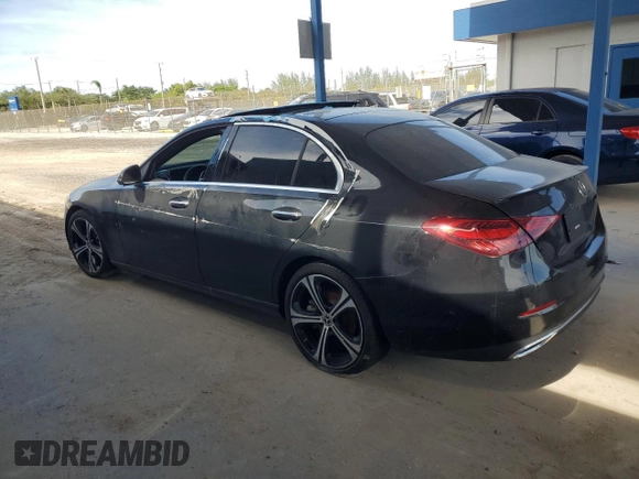 2022 Mercedes-Benz C 300 with VIN W1KAF4GB2NR018963, listed as a Copart auction lot 63814915 with Not provided miles and Clean title. Bid and sale history available at DreamBid. Image 2.