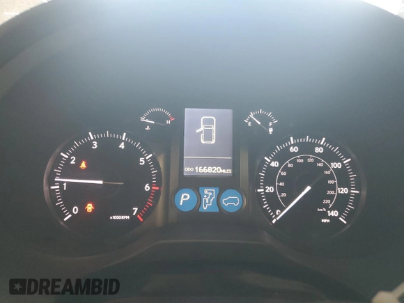 2013 Lexus GX 460 with VIN JTJBM7FX2D5056425, listed as a Copart auction lot 54506155 with 166,820 mi miles and Clean title. Bid and sale history available at DreamBid. Image 9.