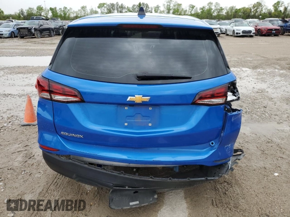 2024 Chevrolet Equinox LS with VIN 3GNAXHEG8RL216769, listed as a Copart auction lot 50517505 with 75,903 mi miles and Salvage Title. Bid and sale history available at DreamBid. Image 6.