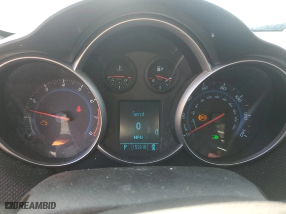 2011 Chevrolet Cruze LT w/2LT with VIN 1G1PG5S92B7111235, listed as a Copart auction lot 48794425 with 153,918 mi miles and Salvage Title. Bid and sale history available at carsss.com. Image 9.