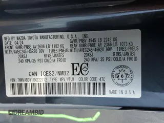 2024 Mazda CX-50 Premium with VIN 7MMVABDY1RN222772, listed as a Copart auction lot 61792465 with 4,875 mi miles and Salvage title. Bid and sale history available at DreamBid. Image 14.