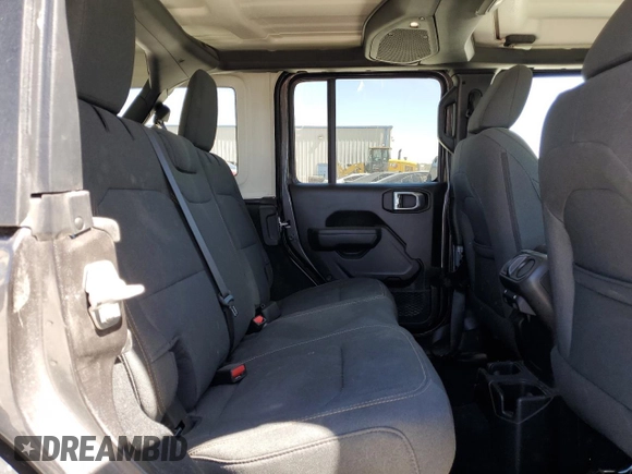 2024 Jeep Wrangler Willys with VIN 1C4RJXDG9RW286042, listed as a Copart auction lot 49459025 with 6,417 mi miles and Salvage title. Bid and sale history available at DreamBid. Image 11.