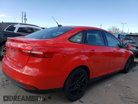 2016 Ford Focus SE with VIN 1FADP3F27GL311897, listed as a Copart auction lot 50878625 with 109,334 mi miles and Salvage Title. Bid and sale history available at DreamBid. Image 3.