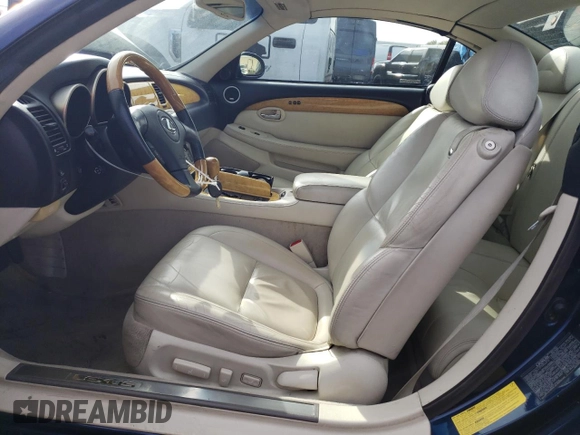 2004 Lexus SC with VIN JTHFN48Y340056595, listed as a Copart auction lot 79484514 with 110,202 mi miles and Salvage Title. Bid and sale history available at carsss.com. Image 7.