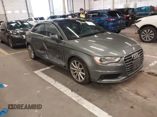 2016 Audi A3 2.0T Premium Plus with VIN WAUE8GFF9G1026035, listed as a IAAI auction lot 41786928 with 113,710 mi miles. Bid and sale history available at carsss.com. Image 1.
