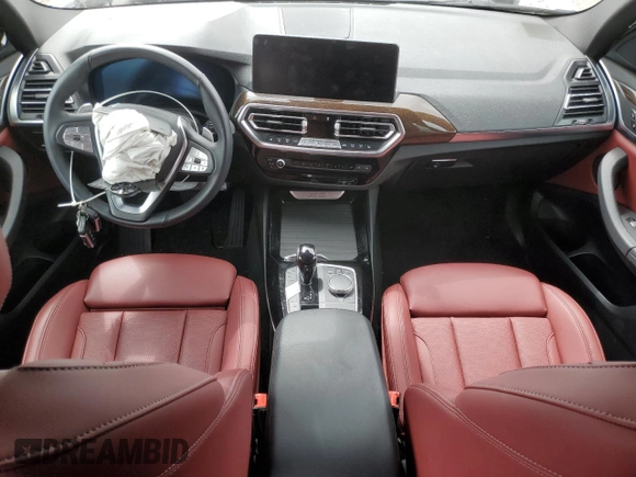 2023 BMW X3 xDrive30i with VIN 5UX53DP03P9S05083, listed as a Copart auction lot 53288355 with Not Provided miles and Salvage Title. Bid and sale history available at DreamBid. Image 8.