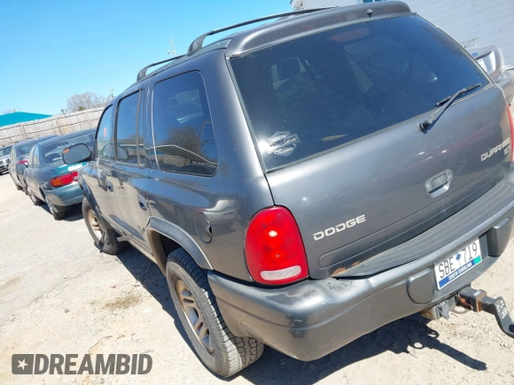 2003 Dodge Durango SLT with VIN 1D4HS48N43F566123, listed as a IAAI auction lot 41852672 with 268,376 mi miles and . Bid and sale history available at DreamBid. Image 3.