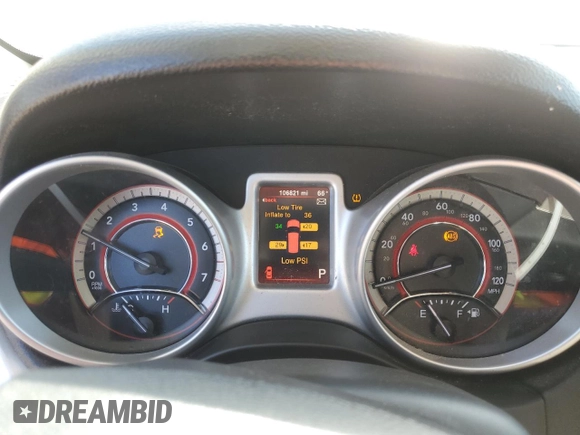 2016 Dodge Journey SE with VIN 3C4PDCABXGT103296, listed as a Copart auction lot 56358715 with 106,821 mi miles and Clean Title. Bid and sale history available at DreamBid. Image 9.