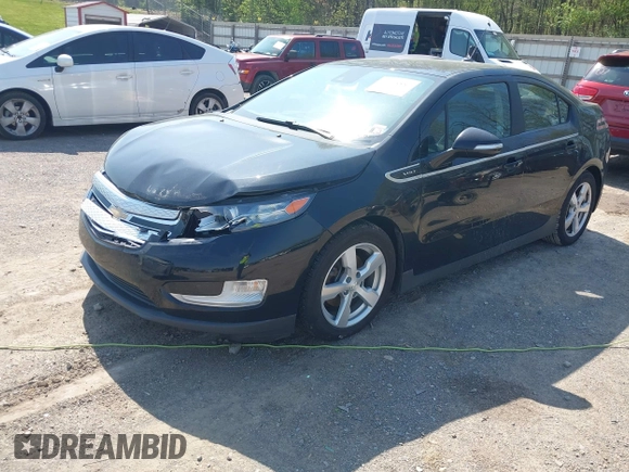 2014 Chevrolet Volt with VIN 1G1RD6E41EU152548, listed as a IAAI auction lot 42008887 with 124,664 mi miles and . Bid and sale history available at carsss.com. Image 2.