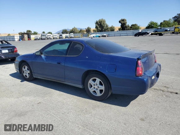 2005 Chevrolet Monte Carlo LS с VIN 2G1WW12E659116865, выставлен на аукционе Copart как лот 63853625 с пробегом 197 957 миль миль и Списание • Salvage title. История ставок и продаж доступна на DreamBid. Изображение 2.