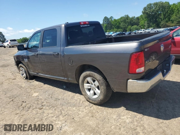 2021 Ram 1500 SLT with VIN 1C6RR7LG7MS532135, listed as a Copart auction lot 56285155 with 105,848 mi miles and Salvage title. Bid and sale history available at DreamBid. Image 2.