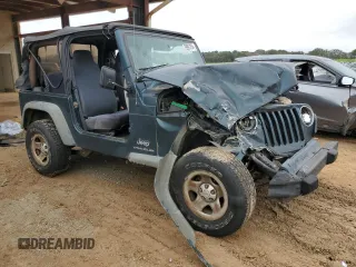 2006 Jeep Wrangler SE with VIN 1J4FA29116P701025, listed as a Copart auction lot 79991754 with 217,178 mi miles and Salvage Title. Bid and sale history available at carsss.com. Image 4.
