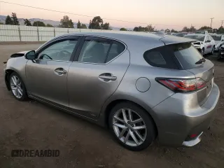 2017 Lexus CT with VIN JTHKD5BH9H2289603, listed as a Copart auction lot 80085064 with 104,419 mi miles and Salvage Title. Bid and sale history available at carsss.com. Image 2.