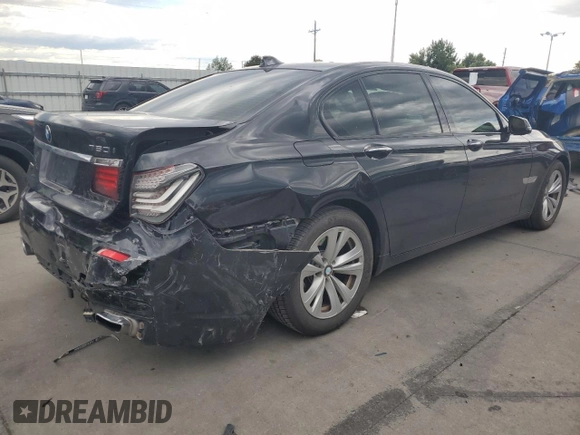 2014 BMW 7 Series 750i xDrive with VIN WBAYB6C56ED224880, listed as a Copart auction lot 72554084 with 115,146 mi miles and Salvage Title. Bid and sale history available at carsss.com. Image 3.