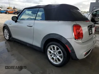 2017 MINI Convertible Cooper S with VIN WMWWG9C55H3C80705, listed as a Copart auction lot 76118554 with 39,605 mi miles and Salvage Title. Bid and sale history available at carsss.com. Image 2.