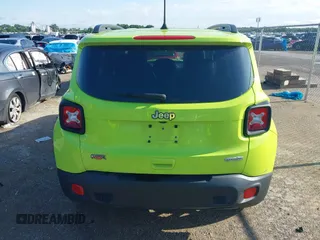 2018 Jeep Renegade Latitude with VIN ZACCJABB6JPJ10039, listed as a IAAI auction lot 42341997 with 91,708 mi miles and . Bid and sale history available at DreamBid. Image 16.