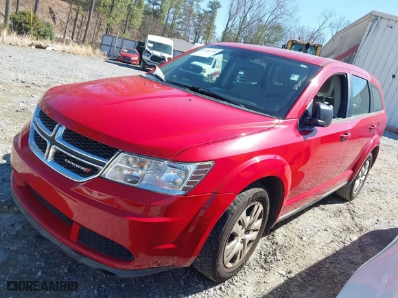 2013 Dodge Journey SE with VIN 3C4PDCAB2DT671487, listed as a IAAI auction lot 41784158 with 290,228 mi miles. Bid and sale history available at carsss.com. Image 2.