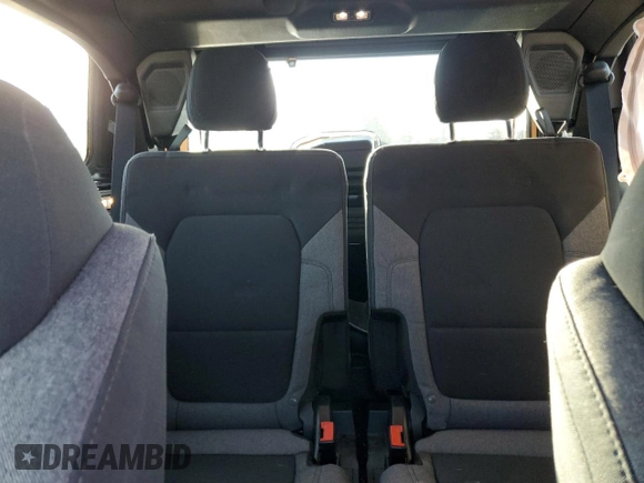 2021 Ford Bronco с VIN 1FMDE5AP2MLB02587, выставлен на аукционе Copart как лот 45328285 с пробегом 50 327 миль миль и Списание • Salvage title. История ставок и продаж доступна на DreamBid. Изображение 10.