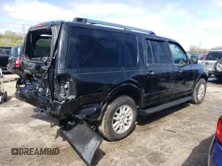 2013 Ford Expedition EL Limited with VIN 1FMJK2A51DEF16876, listed as a Copart auction lot 52362974 with 75,744 mi miles and Non Repairable. Bid and sale history available at carsss.com. Image 3.
