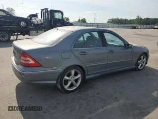 2006 Mercedes-Benz C 230 Sport with VIN WDBRF52H56F782614, listed as a Copart auction lot 53554835 with 134,287 mi miles and Salvage title. Bid and sale history available at DreamBid. Image 3.