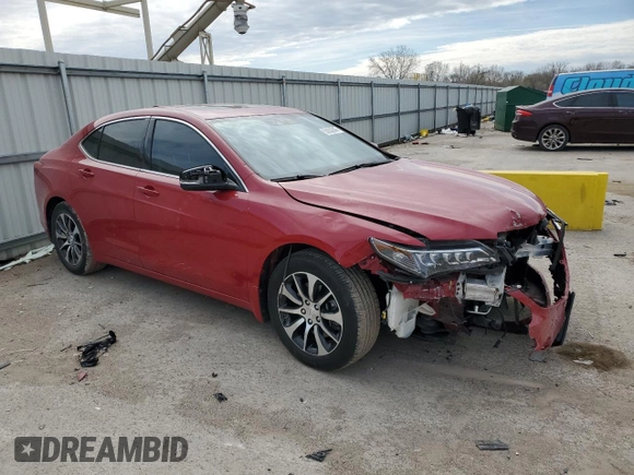 2017 Acura TLX Technology with VIN 19UUB1F53HA006760, listed as a Copart auction lot 50632845 with 94,161 mi miles and Salvage Title. Bid and sale history available at DreamBid. Image 4.