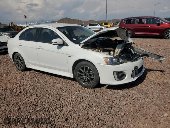 2016 Mitsubishi Lancer SE with VIN JA32V2FW7GU008504, listed as a Copart auction lot 64883884 with 42,183 mi miles and Salvage Title. Bid and sale history available at carsss.com. Image 4.