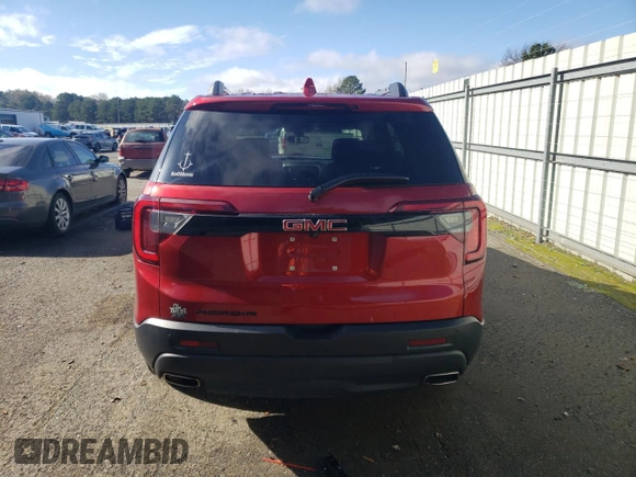 2022 GMC Acadia SLT with VIN 1GKKNML45NZ159393, listed as a Copart auction lot 86629094 with 22,465 mi miles and Salvage Title. Bid and sale history available at carsss.com. Image 6.
