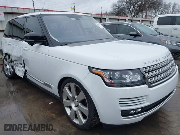 2016 Land Rover Range Rover Supercharged with VIN SALGS3EF0GA274223, listed as a IAAI auction lot 41477329 with 74,664 mi miles and . Bid and sale history available at DreamBid. Image 1.