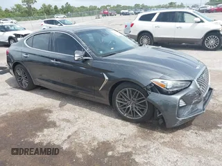 2019 Genesis G70 Advanced with VIN KMTG34LA7KU021443, listed as a IAAI auction lot 42446270 with 48,025 mi miles and . Bid and sale history available at DreamBid. Image 1.