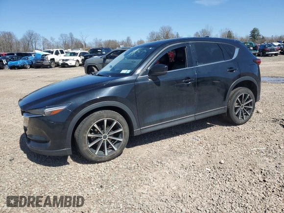 2018 Mazda CX-5 Grand Touring with VIN JM3KFBDM0J0434704, listed as a Copart auction lot 53732715 with Not Provided miles and Salvage Title. Bid and sale history available at DreamBid. Image 1.