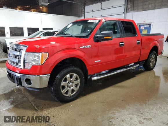 2013 Ford F-150 XL with VIN 1FTFW1ET8DFC42913, listed as a Copart auction lot 46735045 with 177,312 mi miles and Clean Title. Bid and sale history available at carsss.com. Image 1.