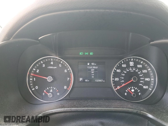 2021 Kia Forte EX with VIN 3KPF54AD0ME374996, listed as a Copart auction lot 49635155 with 102,447 mi miles and Salvage Title. Bid and sale history available at DreamBid. Image 9.