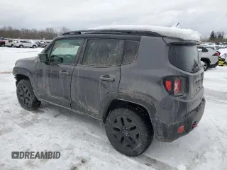 2018 Jeep Renegade Trailhawk with VIN ZACCJBCB5JPH06587, listed as a Copart auction lot 42870585 with 76,014 mi miles and Non Repairable. Bid and sale history available at carsss.com. Image 2.