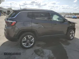 2021 Jeep Compass Limited with VIN 3C4NJDCB6MT521708, listed as a Copart auction lot 52402205 with 38,939 mi miles and Non Repairable. Bid and sale history available at carsss.com. Image 3.