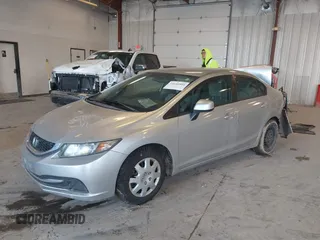 2013 Honda Civic LX with VIN 19XFB2F51DE281760, listed as a IAAI auction lot 41649800 with 81,005 mi miles and . Bid and sale history available at DreamBid. Image 2.