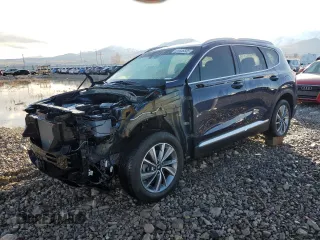 2019 Hyundai Santa Fe SEL with VIN 5NMS33AD1KH111274, listed as a Copart auction lot 44446505 with 33,393 mi miles and Salvage Title. Bid and sale history available at carsss.com. Image 1.