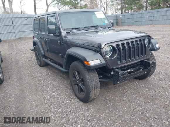 2021 Jeep Wrangler Unlimited Willys with VIN 1C4HJXDN5MW683251, listed as a IAAI auction lot 42075844 with 42,340 mi miles and . Bid and sale history available at DreamBid. Image 1.