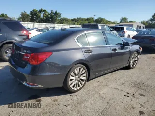 2014 Acura RLX Advance z VIN JH4KC1F92EC006169, wystawiony jako Copart lot #70839524 z przebiegiem Nie podano mil oraz Szkoda całkowita • Salvage title. Historia ofert i sprzedaży dostępna na DreamBid. Obrazek 3.