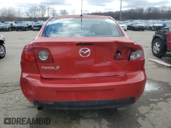 2006 Mazda 3 i with VIN JM1BK12F261417102, listed as a Copart auction lot 48043915 with 201,028 mi miles and Salvage Title. Bid and sale history available at carsss.com. Image 6.