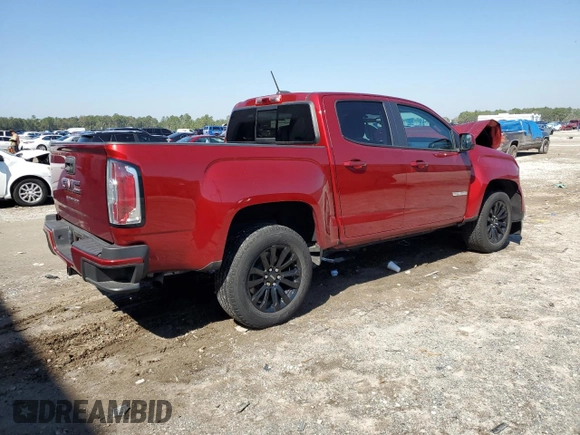 2022 GMC Canyon 2WD Elevation with VIN 1GTG5CENXN1117107, listed as a Copart auction lot 46647885 with 0 mi miles and Salvage Title. Bid and sale history available at carsss.com. Image 3.