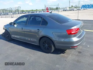 2015 Volkswagen Jetta S with VIN 3VW1K7AJ9FM288103, listed as a IAAI auction lot 42296726 with 160,196 mi miles and . Bid and sale history available at DreamBid. Image 3.