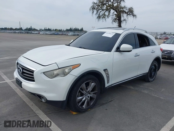 2012 Infiniti FX with VIN JN8AS1MUXCM122268, listed as a IAAI auction lot 41696622 with 158,335 mi miles and . Bid and sale history available at DreamBid. Image 17.