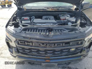 2023 Chevrolet Silverado 1500 Custom with VIN 1GCPDBEK3PZ171808, listed as a Copart auction lot 49841145 with 22,549 mi miles and Salvage Title. Bid and sale history available at DreamBid. Image 13.