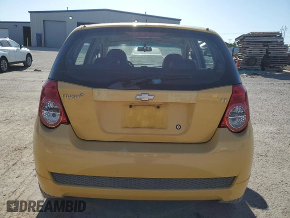 2010 Chevrolet Aveo 2LT with VIN KL1TG6DEXAB133847, listed as a Copart auction lot 56783285 with 120,120 mi miles and Salvage title. Bid and sale history available at DreamBid. Image 6.