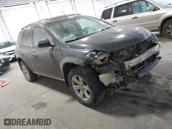 2006 Nissan Murano SL with VIN JN8AZ08W36W514065, listed as a IAAI auction lot 41335177 with 169,662 mi miles and . Bid and sale history available at DreamBid. Image 1.